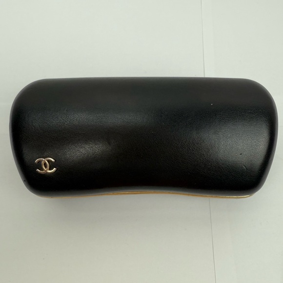 Chanel CC Logo Mother Of Pearl Brown Tortoise Shell Acetate Square Sunglasses - Picture 10 of 11